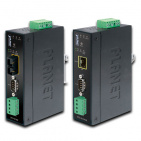 Industrial Fiber Optic (SFP) Converter Planet ICS-2105A, IP30, RS232/RS-422/RS485 to 100Base-FX