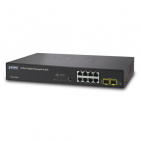Managed Switch Planet WGSD-10020, IPv6, 8-Port Gigabit TP + 2-Port SFP Layer 2+/4, SNMP