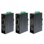 Industrial Gigabit Converter Planet IGT-905A, IP30, SNMP Manageable 10/100/1000Base-T to MiniGBIC (SFP)