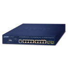 Managed Switch Planet GS-4210-8HP2S, IPv6/IPv4, 2-Port 10/100/1000T 802.3bt 60W PoE + 6-Port 10/100/1000T 802.3at PoE + 2-Port 100/1000X SFP, 240W PoE Budget, 250m Extend mode and cybersecurity features