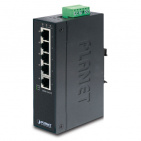 Industrial Fast Ethernet Switch Planet ISW-501T, IP30, 5-Port, Slim Type, -40 to 75 degree C
