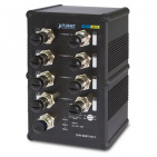 Fast Ethernet Switch Planet ISW-800T-M12, IP67 rated, 8-Port 10/100Mbps M12, -40 to 75 degree C
