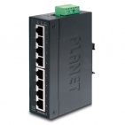 Industrial Fast Ethernet Switch Planet ISW-801T, IP30, 8-Port, Slim Type, -40 to 75 degree C