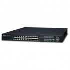 Managed Gigabit Switch Planet SGS-6341-24T4X, Layer 3, 24-Port 10/100/1000T + 4-Port 10G SFP+, Stackable