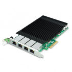 PCI Express Server Adapter Planet ENW-9740P, 4-Port 10/100/1000T 802.3at PoE+, 120W PoE budget, PCIe x4, -10 to 60 C, Intel Ethernet Controller