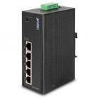 Web/Smart POE Industrial Fast Ethernet Switch Planet ISW-504PS, IP30, 5-Port/TP, -10 to 60 C