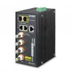Industrial Long Reach POE over Coaxial Managed Switch Planet LRP-422CST, IP30, IPv4/IPv6, 4-Port Coax + 2-Port 10/100/1000T + 2-Port 100/1000X SFP, -40 to 75 C