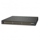 Managed Switch Planet GS-5220-48P4X, L3, 48-Port 10/100/1000T 802.3at PoE + 4-Port 10G SFP+, 400W PoE Budget, ONVIF, ERPS Ring, Cybersecurity features Hardware Layer 3 OSPFv2 and IPv4/IPv6 Static Routing