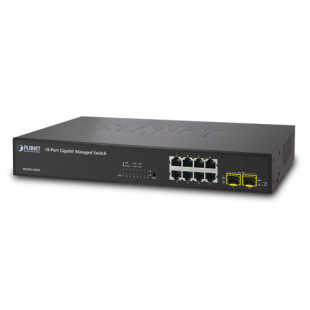 Managed Switch Planet WGSD-10020, IPv6, 8-Port Gigabit TP + 2-Port SFP Layer 2+/4, SNMP фото 407