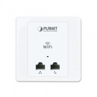 In-Wall Access Point Planet WNAP-W2201A, 802.11n, 300Mbps, 802.3af/at PoE PD, supports WAPC series AP controller, EU Type фото 684