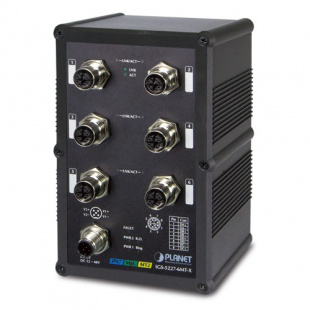 Industrial Managed Ethernet Switch Planet IGS-5227-6MT-X, IP67-rated, L2+, 6-Port 10/100/1000T X-coded M12, -40~75 degrees C, ERPS Ring, 1588, Modbus TCP фото 798