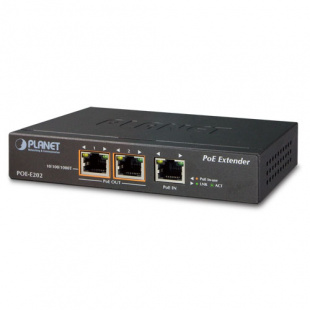 Gigabit PoE Extender Planet POE-E202, 1-Port 802.3at PoE+ to 2-Port 802.3af/at фото 857