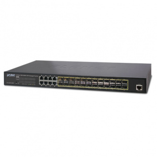 Managed Switches Planet GS-5220-16S8C, L2+, 24-Port 100/1000X SFP with 8 Shared TP, with Hardware Layer3 IPv4/IPv6 Static Routing фото 409