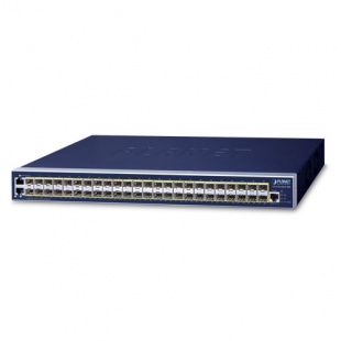 Managed Switch Planet GS-6320-46S2C4XR, L3, 46-Port 100/1000BASE-X SFP + 2-Port Gigabit TP/SFP combo + 4-Port 10G SFP+ , W / 48V Redundant Power (AC+DC Power Redundant, Cybersecurity features, Hardware Layer3 OSPFv2 and IPv4/IPv6 Static Routing) фото 465