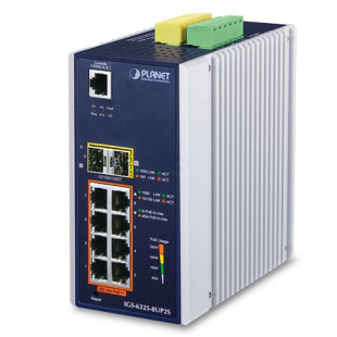 Full Managed Switch IGS-6325-8UP2S, IP30, DIN-rail Industrial, L3, 8-Port 10/100/1000T 802.3bt PoE + 2-port 100/1000X SFP, -40 to 75 C, 8-port 95W PoE++, 802.3bt/PoH/Force modes, dual redundant power input on 48~56VDC terminal block, DIDO, ERPS Ring, 1588 фото 742
