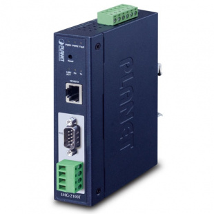 Industrial Modbus Gateway Planet IMG-2100T, IP30, 1-Port RS232/RS422/RS485, 1 x 10/100BASE-TX, -40~75 degrees C, dual 9~48V DC, Modbus RTU/ASCII, Master/Slave фото 810