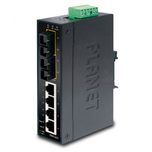 Industrial Ethernet Switch Palnet ISW-621, IP30, 4-Port + 2-Port 100Base-FX (SC), Slim Type, -10 - 60 C фото 757