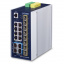 Industrial Full Managed Switch Planet IGS-6325-8T8S4X, IP30, L3, 8-Port 10/100/1000T + 8-port 100/1000X SFP + 4-Port 10G SFP+, -40 to 75 C, dual redundant power input on 12~48VDC terminal block, DIDO, ERPS Ring, 1588 PTP TC, Modbus TCP,  Cybersecurity fea t('фото') 0