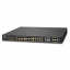 Managed Ultra PoE Gigabit Ethernet Switch Planet GS-4210-24UP4C, IPv6/IPv4, 24-Port + 4-Port Gigabit Combo TP/SFP (600W PoE budget, SNMPv3, 802.1Q VLAN, IGMP Snooping, SSL, SSH, ACL), 60W t('фото') 0
