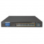 Managed Switch Planet GS-5220-24PL4XVR, L2+/L4 24-Port 10/100/1000T 802.3at PoE + 4-Port 10G SFP+ with Color LCD Touch Screen, Hardware Layer3 IPv4/IPv6 Static Routing,  W / 48V Redundant Power (600W PoE Budget, ONVIF) t('фото') 0