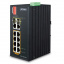 Industrial Combo Ethernet Switch Planet IFGS-1022HPT, IP30, 8-Port 10/100TX 802.3at PoE + 2-Port Gigabit TP/SFP, -40 to 75 C, 250m Extend mode, dual redundant power input on 48~56VDC terminal block t('фото') 0