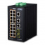 Industrial Full Managed Switch Planet IGS-20160HPT, IP30, L2+/L4, 16-Port 1000T 802.3at PoE+ 2-Port 1000T + 2-port 100/1000X SFP, -40 to 75 C, dual redundant power input on 48~56VDC terminal block, DIDO, ERPS Ring Supported t('фото') 0