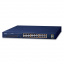 Unmanaged Gigabit Ethernet Switch Planet GSW-2620HP, 19", 24-Port 10/100/1000T 802.3at POE + 2-Port 1000X SFP, 220W t('фото') 0