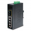 Industrial Ethernet Switch Planet ISW-511S15, IP30, 4-Port + 1-Port 100Base-FX (15KM), Slim Type, -10 - 60 C t('фото') 0
