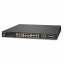 Managed Switch Planet GS-5220-24UPL4X, L3, 24-Port 10/100/1000T 802.3bt PoE + 4-Port 10G SFP+, Hardware Layer3 OSPFv2 and IPv4/IPv6 Static Routing (600W PoE Budget, 8-port 95W PoE++, 16-port 75W PoE++, ONVIF, ERPS Ring, Cybersecurity features) t('фото') 0